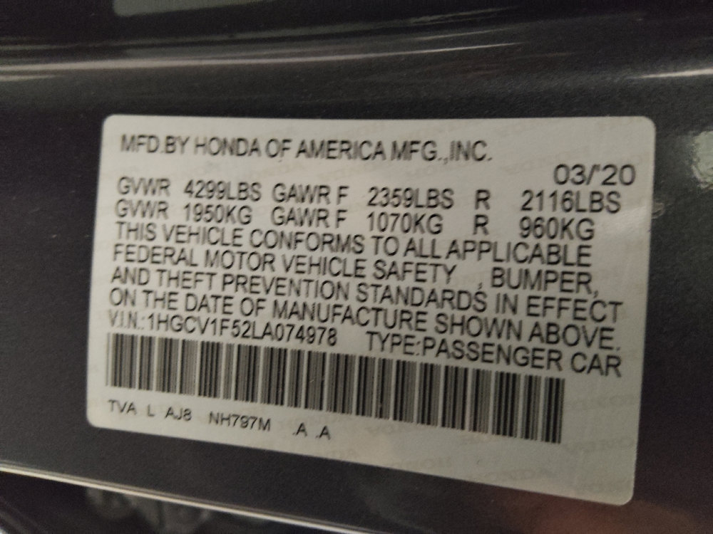 Used 2020 Honda Accord EX-L image 33