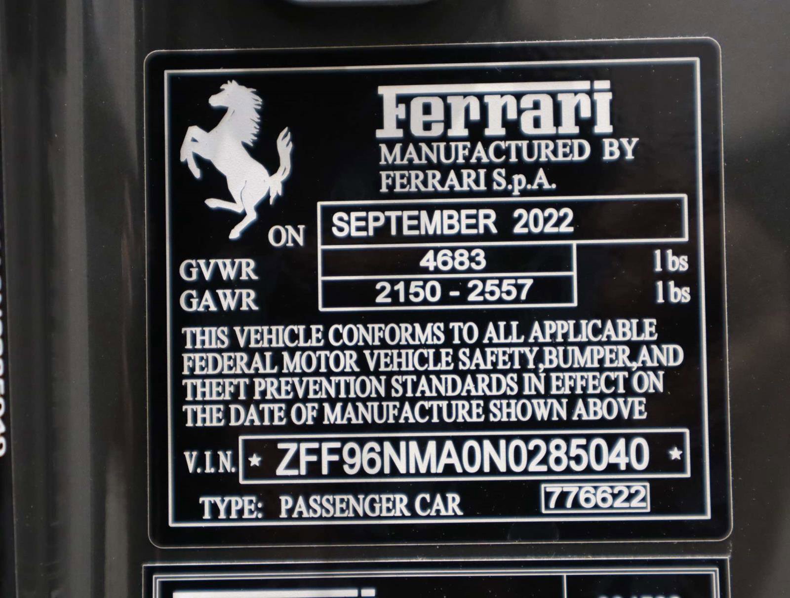 Certified 2022 Ferrari SF90 Spider Convertible AWD image 41