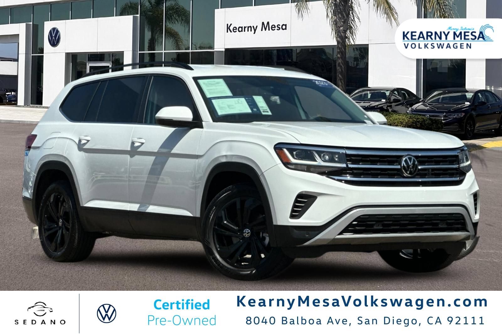 Used 2023 Volkswagen Atlas SE w/ Black Wheel Package FWD image 1