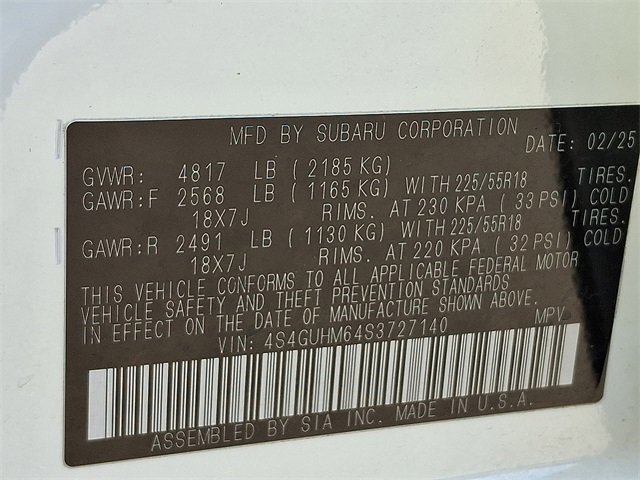 Certified 2025 Subaru Crosstrek 2.5i Limited w/ Popular Package #4A image 27