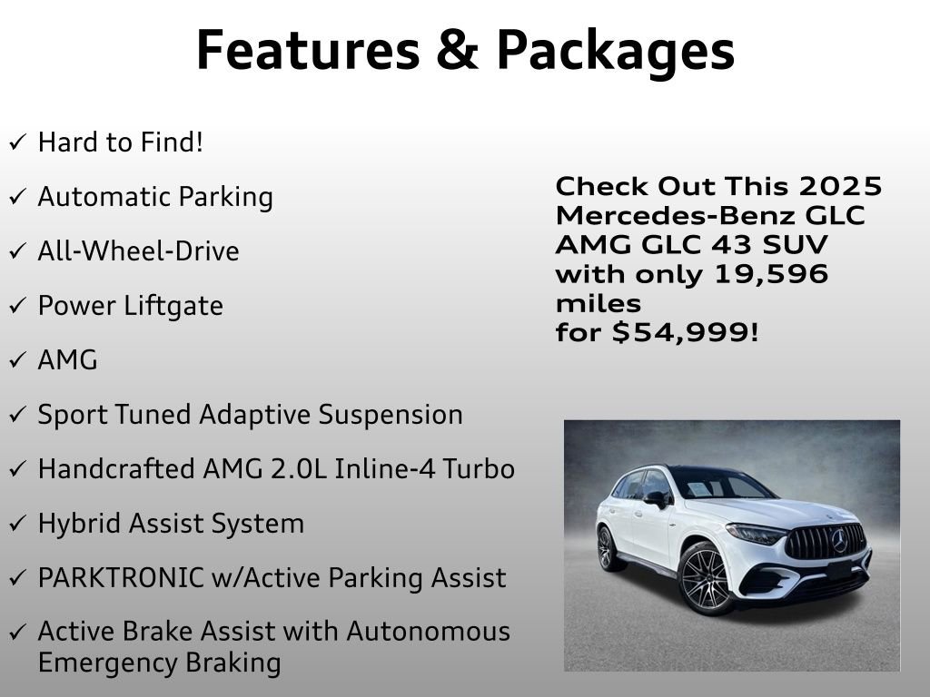 Used 2025 Mercedes-Benz GLC 43 AMG 4MATIC image 4