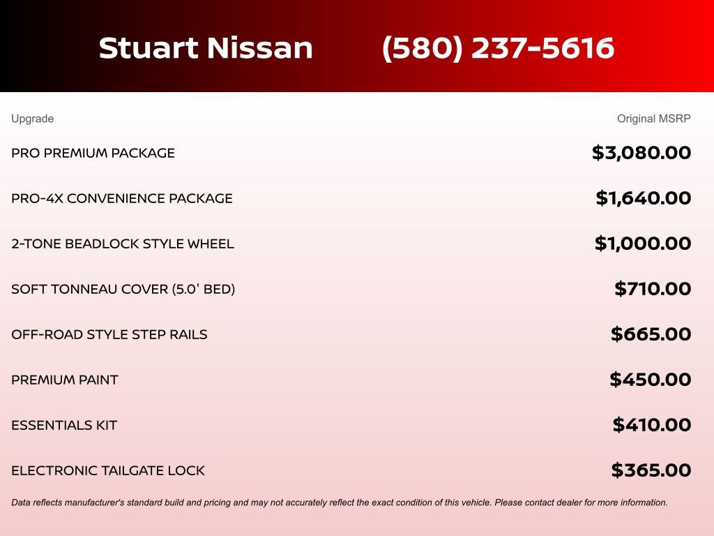 New 2026 Nissan Frontier PRO-4X w/ Pro Premium Package image 4