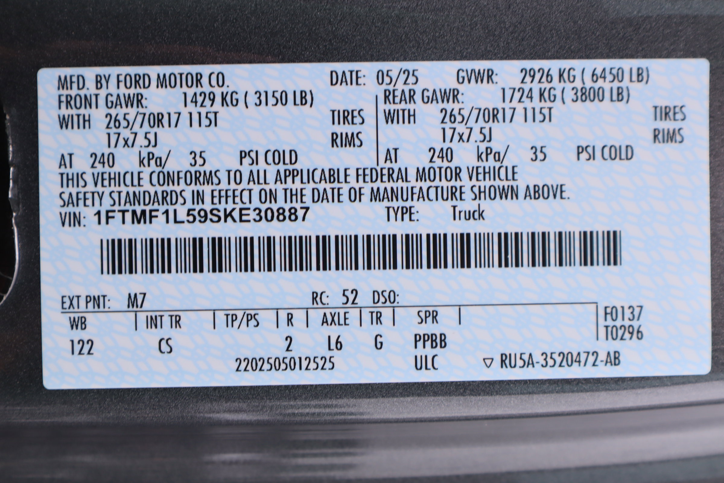 New 2025 Ford F150 XL w/ Equipment Group 103A High image 65