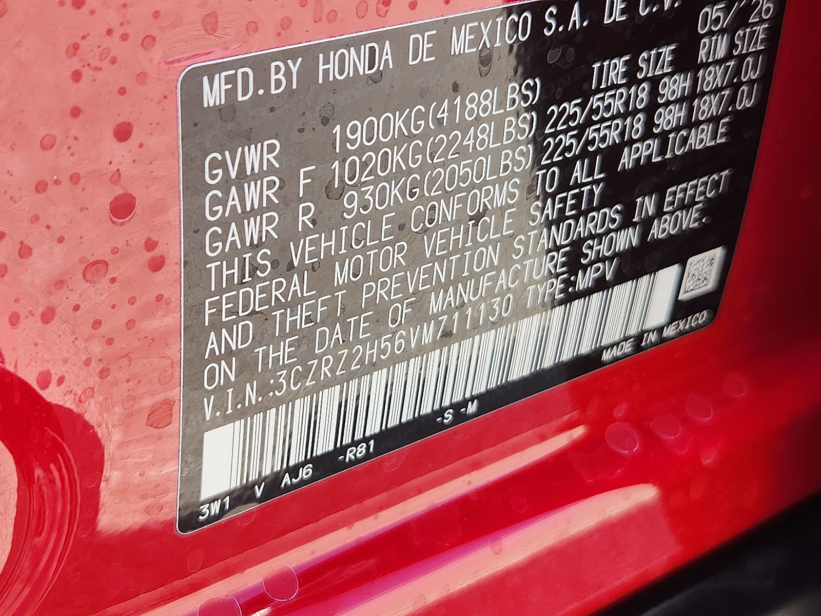 New 2027 Honda HR-V Sport image 17