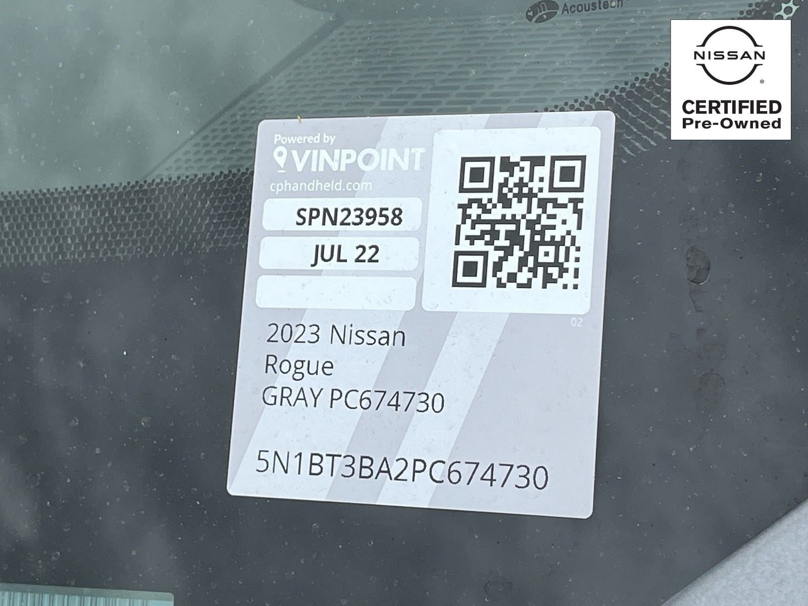 Certified 2023 Nissan Rogue SV FWD image 30