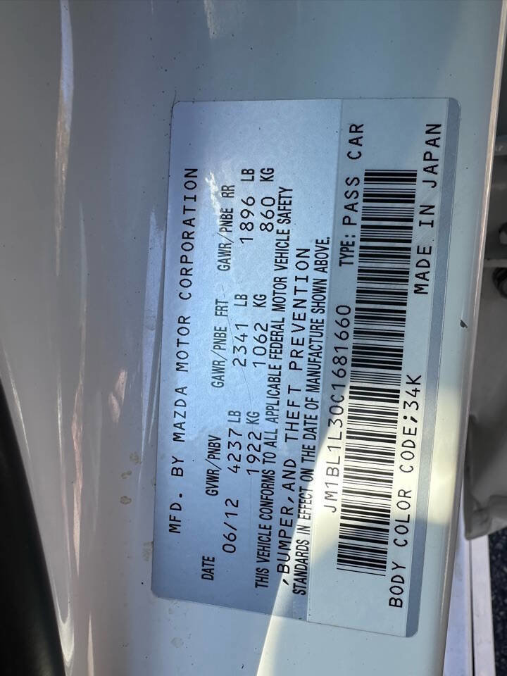 Used 2012 MAZDA MAZDA3 Touring w/ Mazdaspeed Tech Pkg image 18