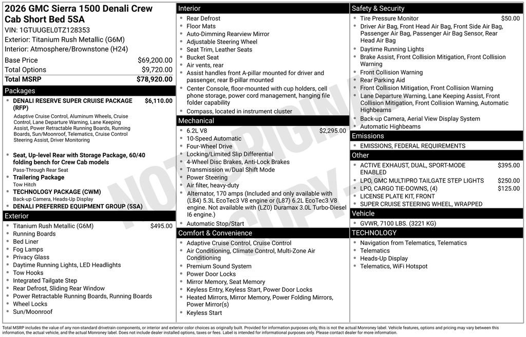 New 2026 GMC Sierra 1500 Denali image 6