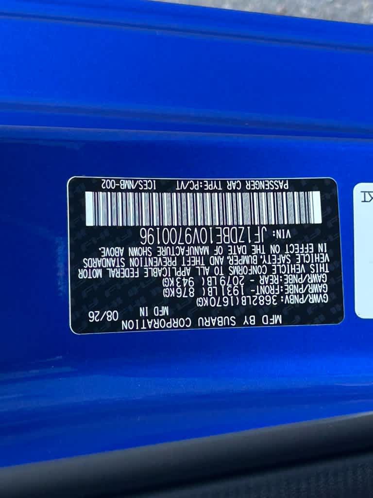 New 2027 Subaru BRZ Limited RWD image 18