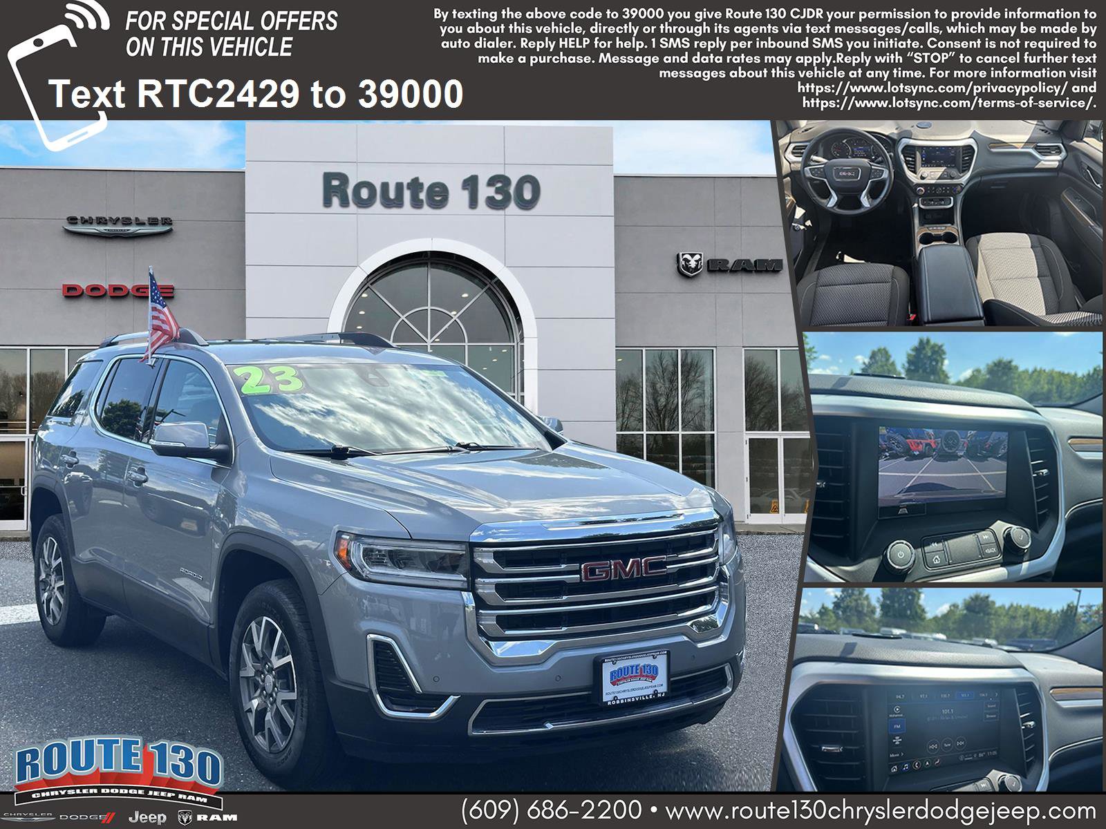 Used 2023 GMC Acadia SLE w/ Driver Convenience Package