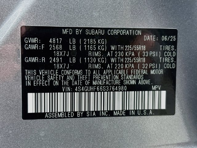 Certified 2025 Subaru Crosstrek 2.5i Sport w/ Crosstrek Mirror Package AWD/4WD image 33