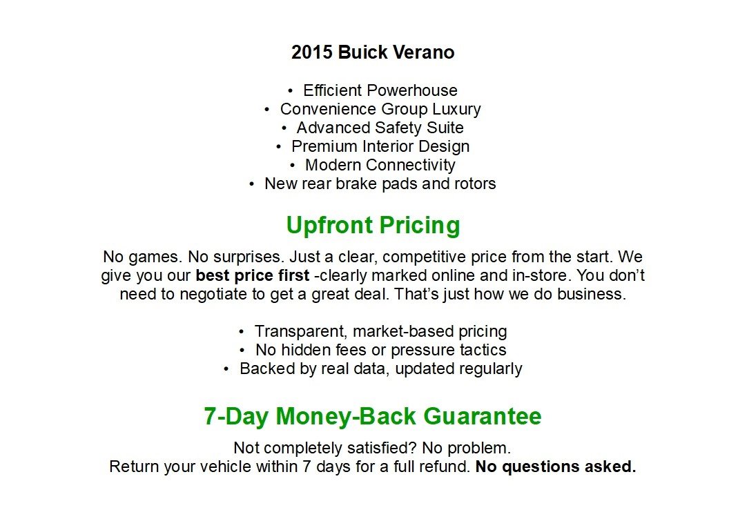 Used 2015 Buick Verano Convenience FWD image 2