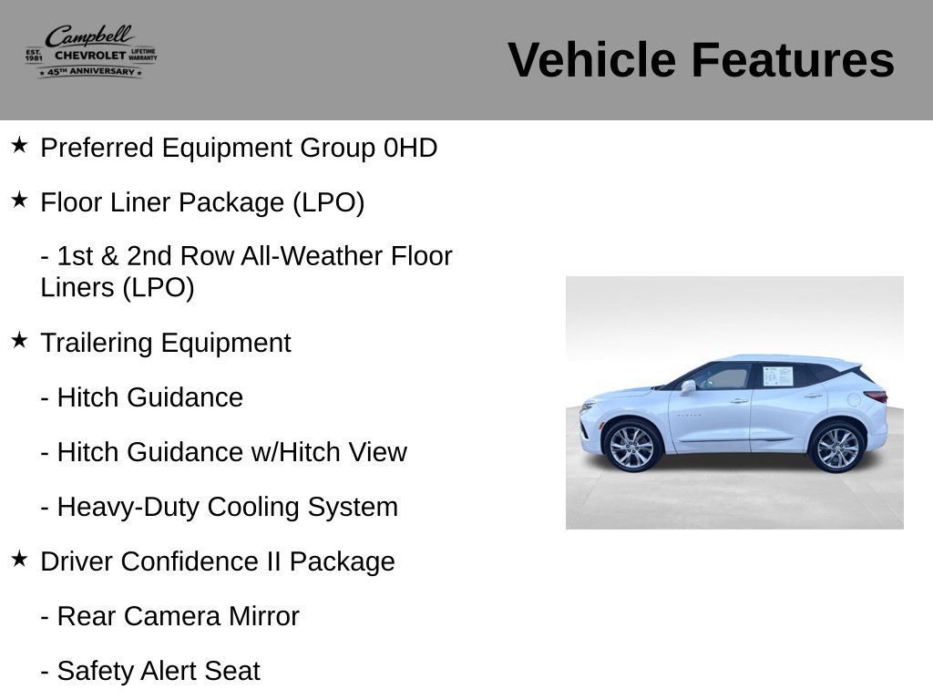 Used 2020 Chevrolet Blazer Premier w/ Driver Confidence II Package AWD/4WD image 5