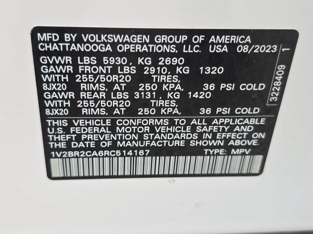 Certified 2024 Volkswagen Atlas SEL AWD/4WD image 37