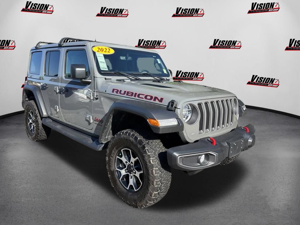 Used 2022 Jeep Wrangler Unlimited Rubicon w/ LED Lighting Group