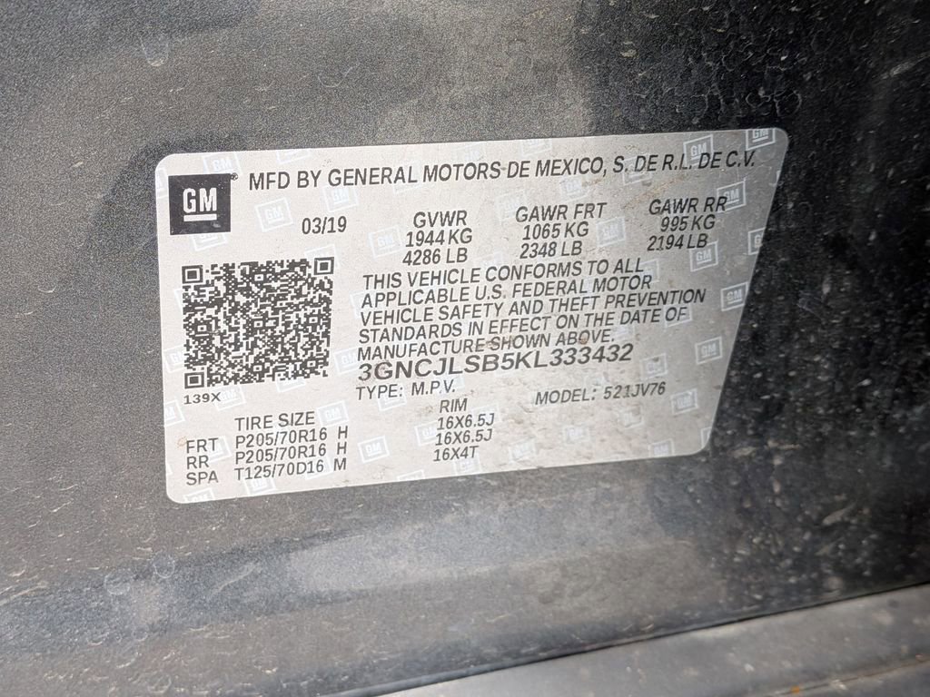 Used 2019 Chevrolet Trax LT w/ Sun & Sound Package FWD image 29