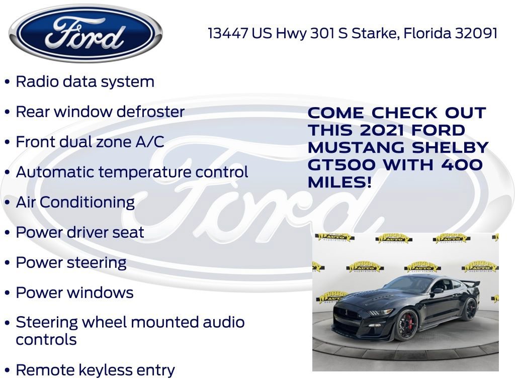 Used 2021 Ford Mustang Shelby GT500 w/ Carbon Fiber Track Pack image 30