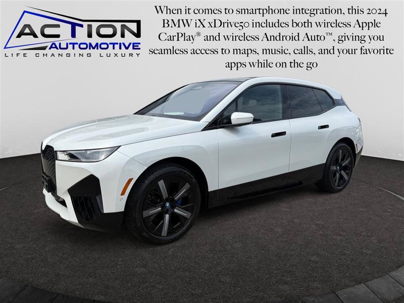 Used 2024 BMW iX xDrive50 w/ Premium Package AWD/4WD image 4
