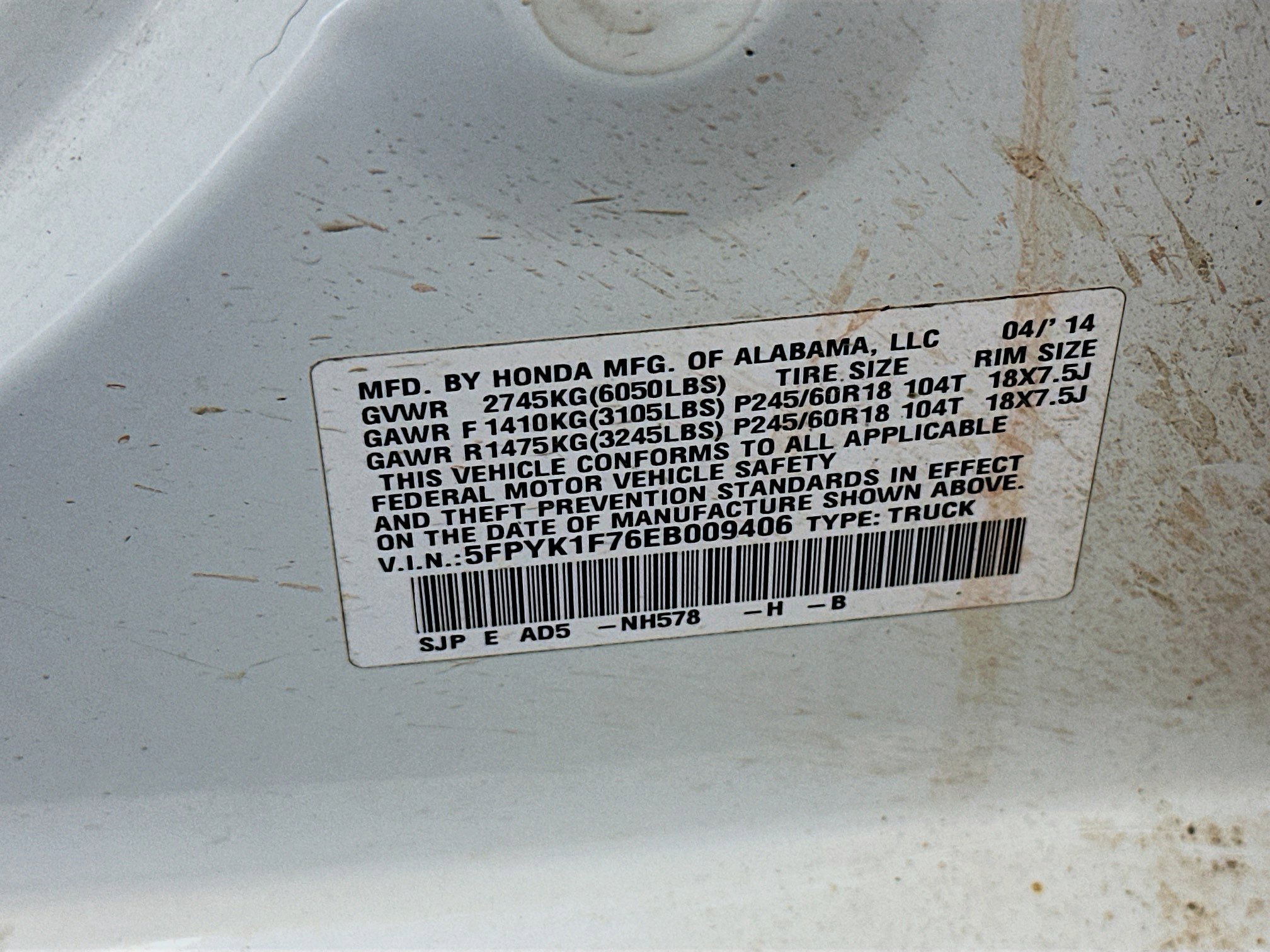 Used 2014 Honda Ridgeline Sport image 12