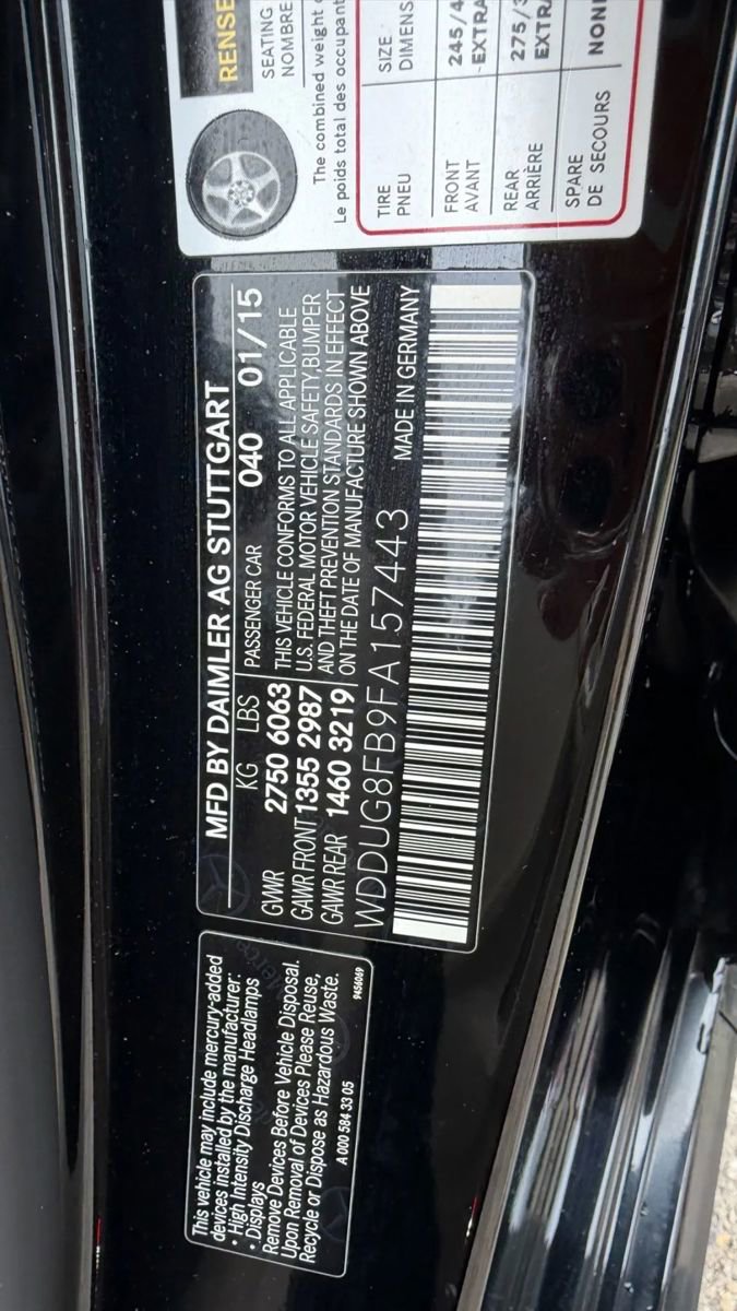 Used 2015 Mercedes-Benz S 550 4MATIC Sedan image 57