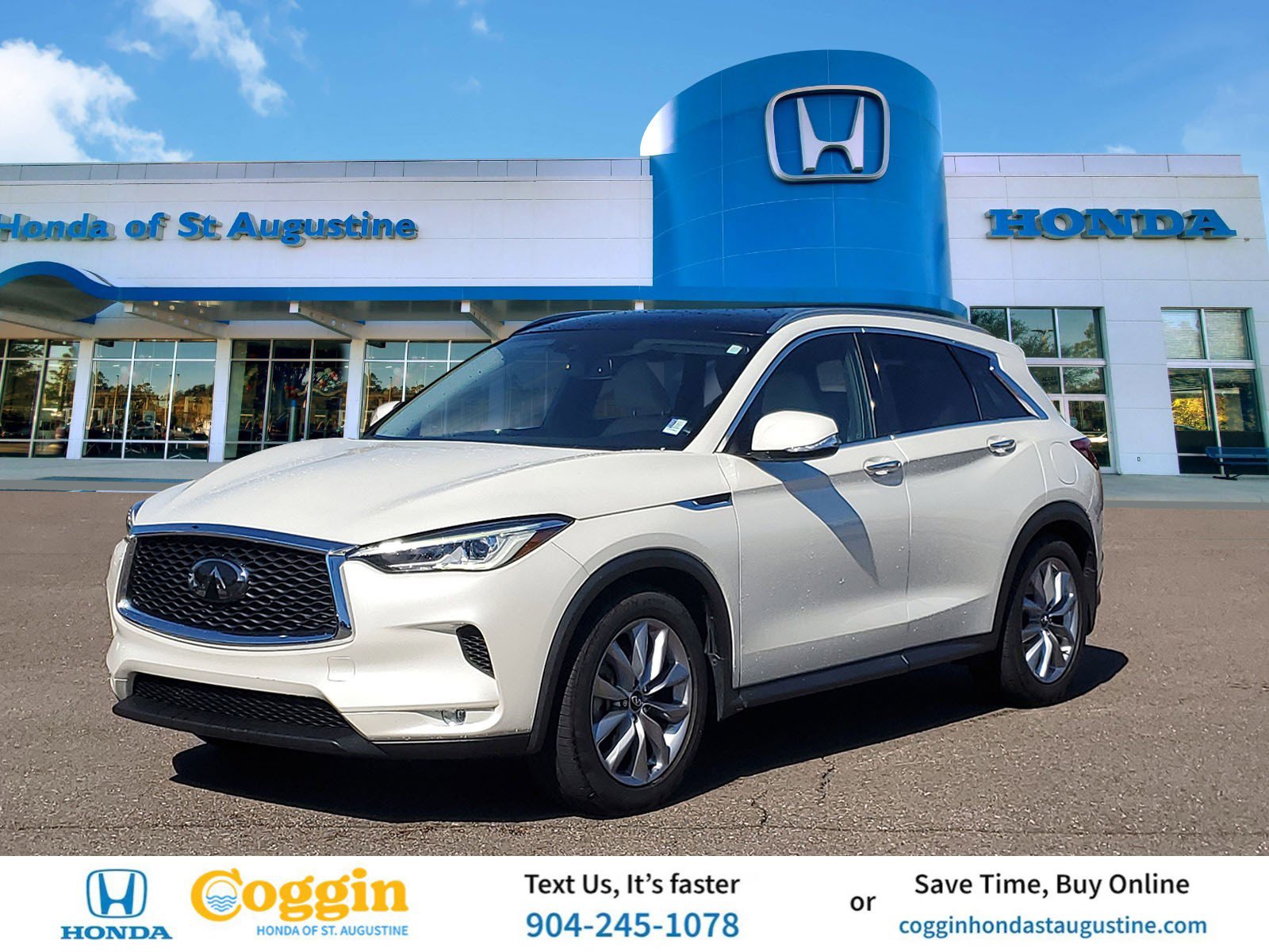 Used 2021 INFINITI QX50 Luxe w/ Cargo Package