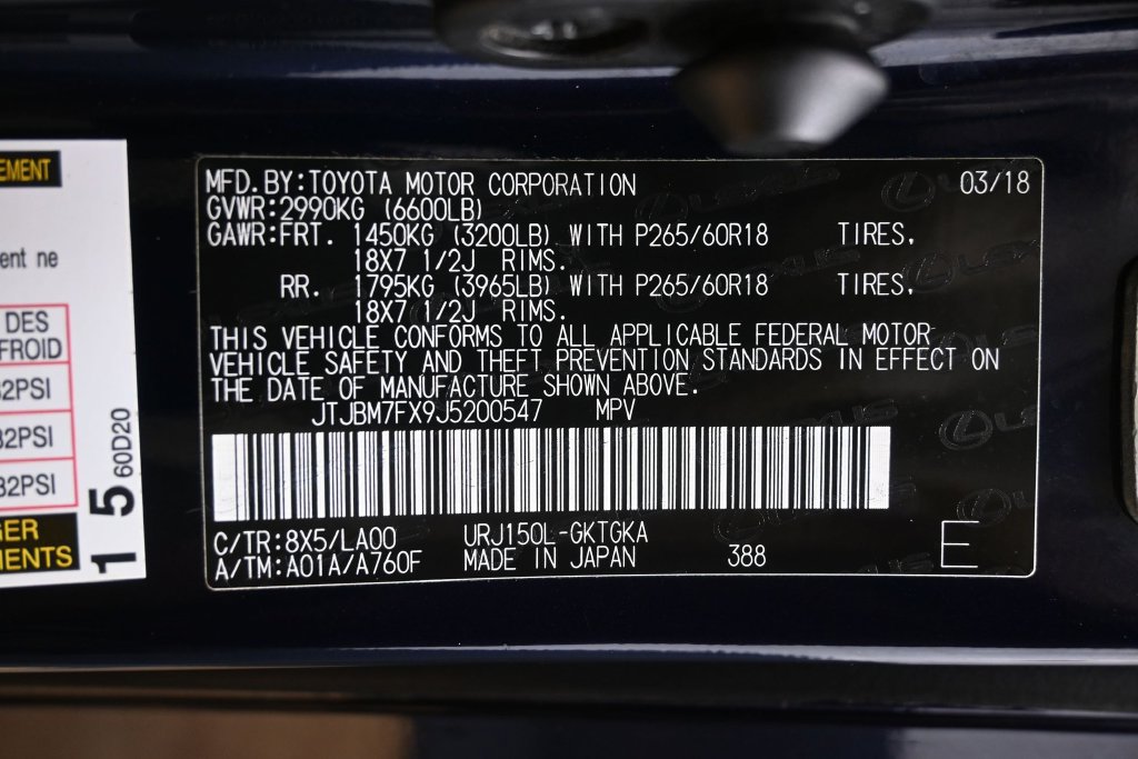 Used 2018 Lexus GX 460 Premium AWD/4WD image 38