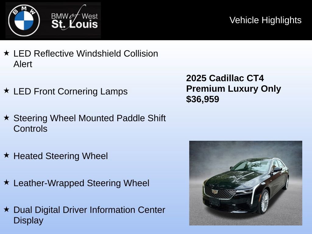 Used 2025 Cadillac CT4 Premium Luxury image 23