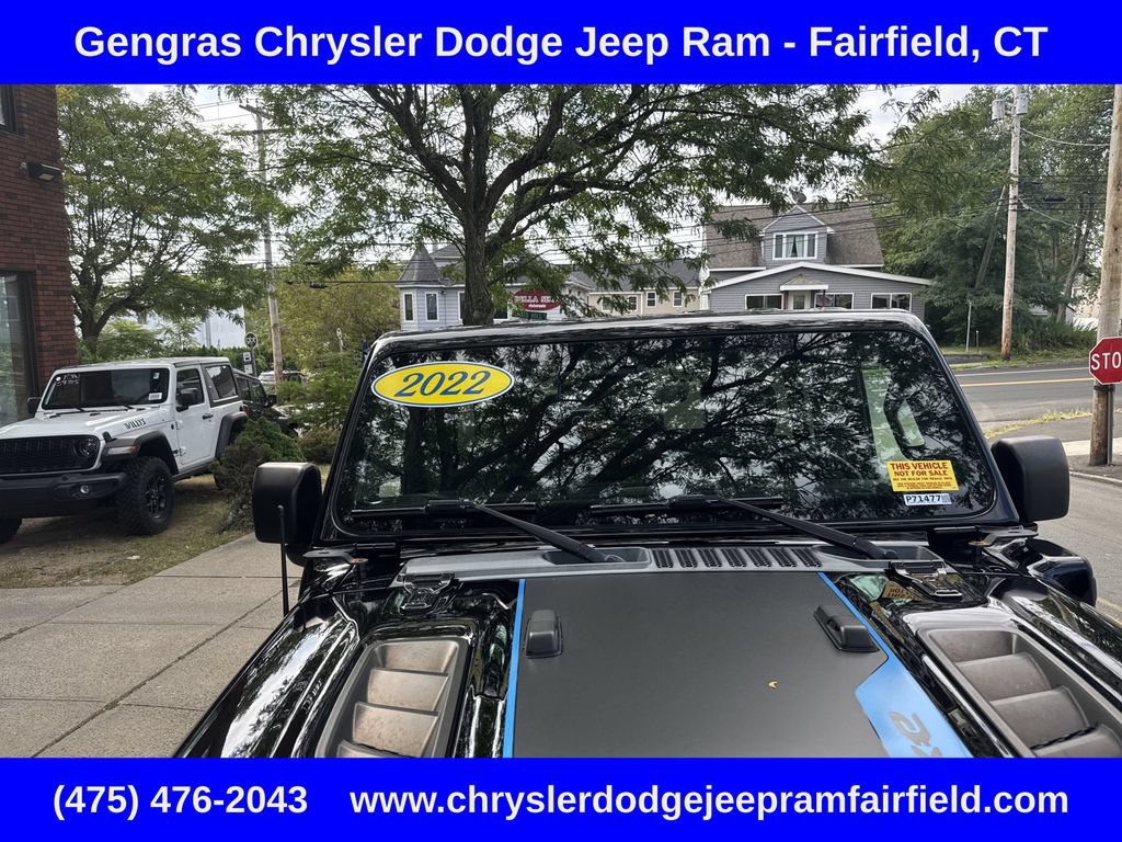 Used 2022 Jeep Wrangler Unlimited Rubicon 4xe w/ Steel Bumper Group AWD/4WD image 11