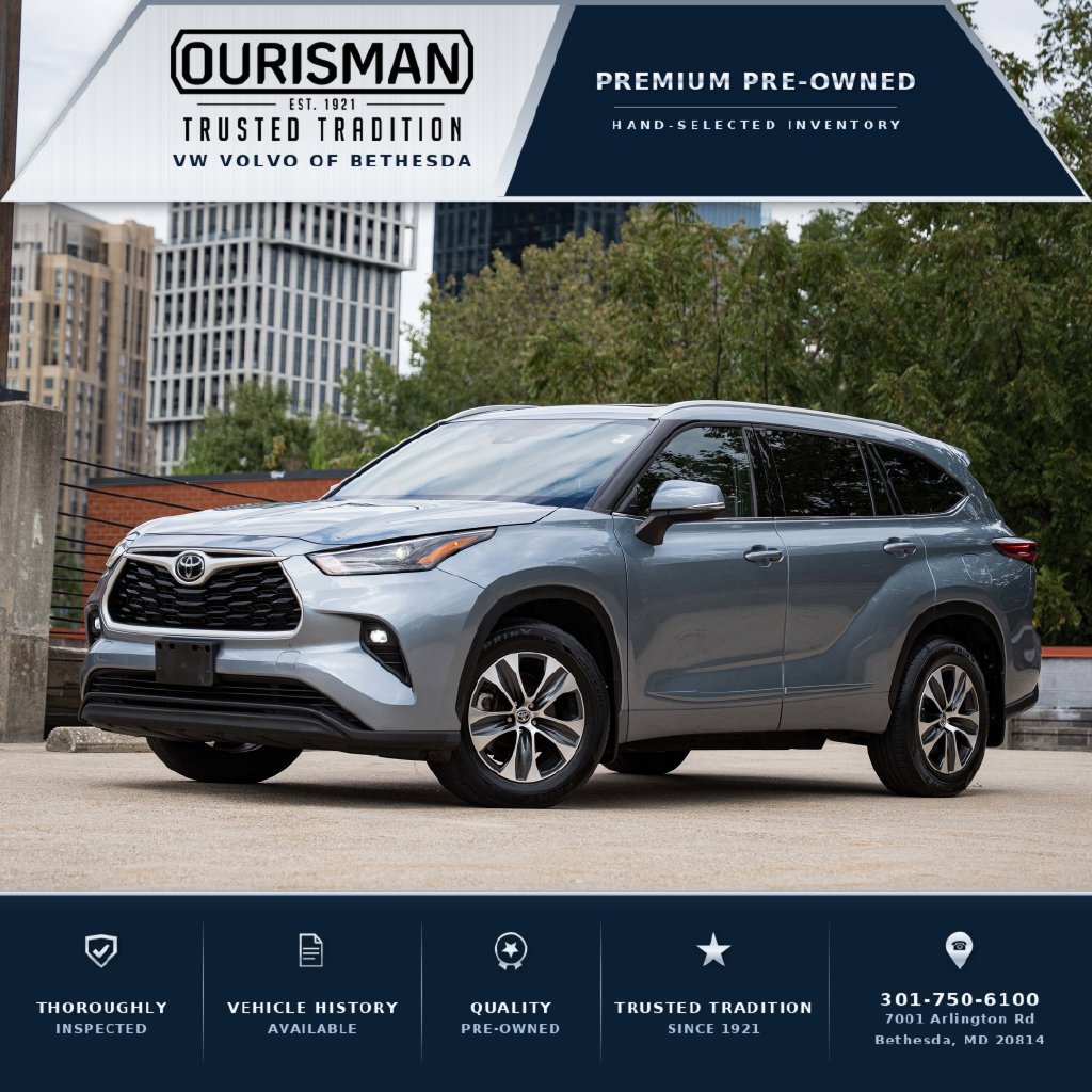 Used 2022 Toyota Highlander XLE w/ Protection Package #3 (TMS)