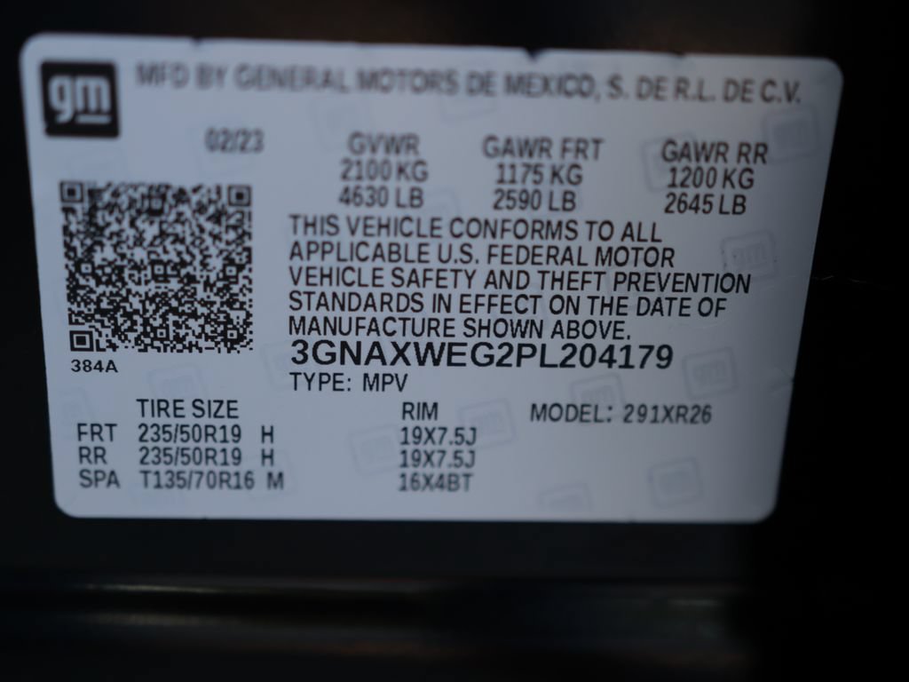 Used 2023 Chevrolet Equinox RS w/ RS Leather Package AWD/4WD image 39