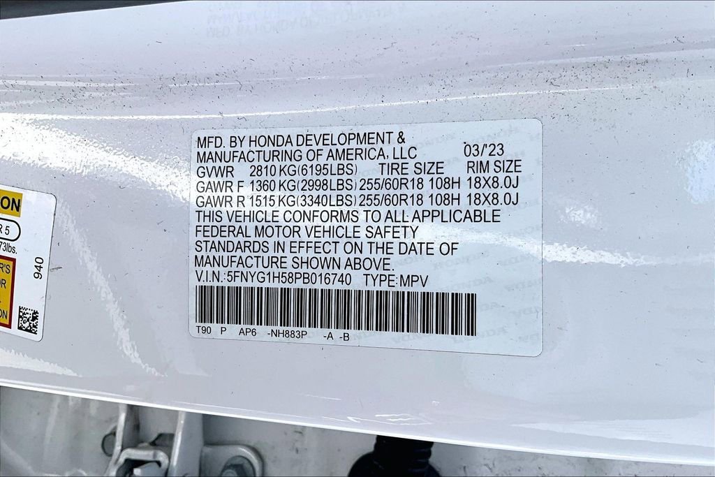 Certified 2023 Honda Pilot EX-L image 14