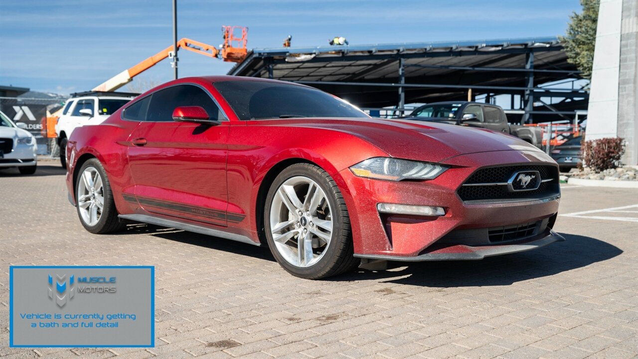 Used 2018 Ford Mustang Premium w/ Pony Package RWD image 1