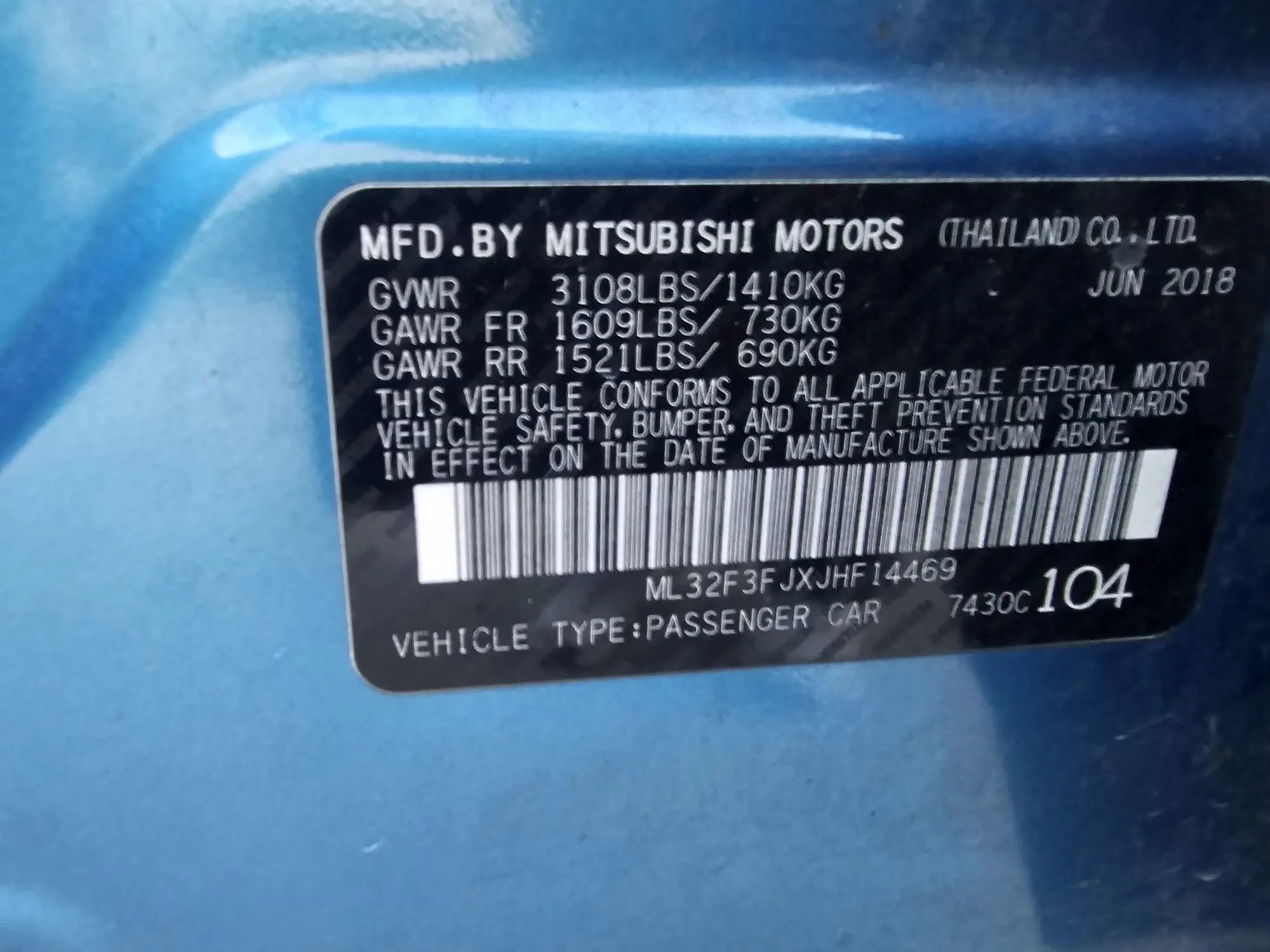 Used 2018 Mitsubishi Mirage G4 ES FWD image 17