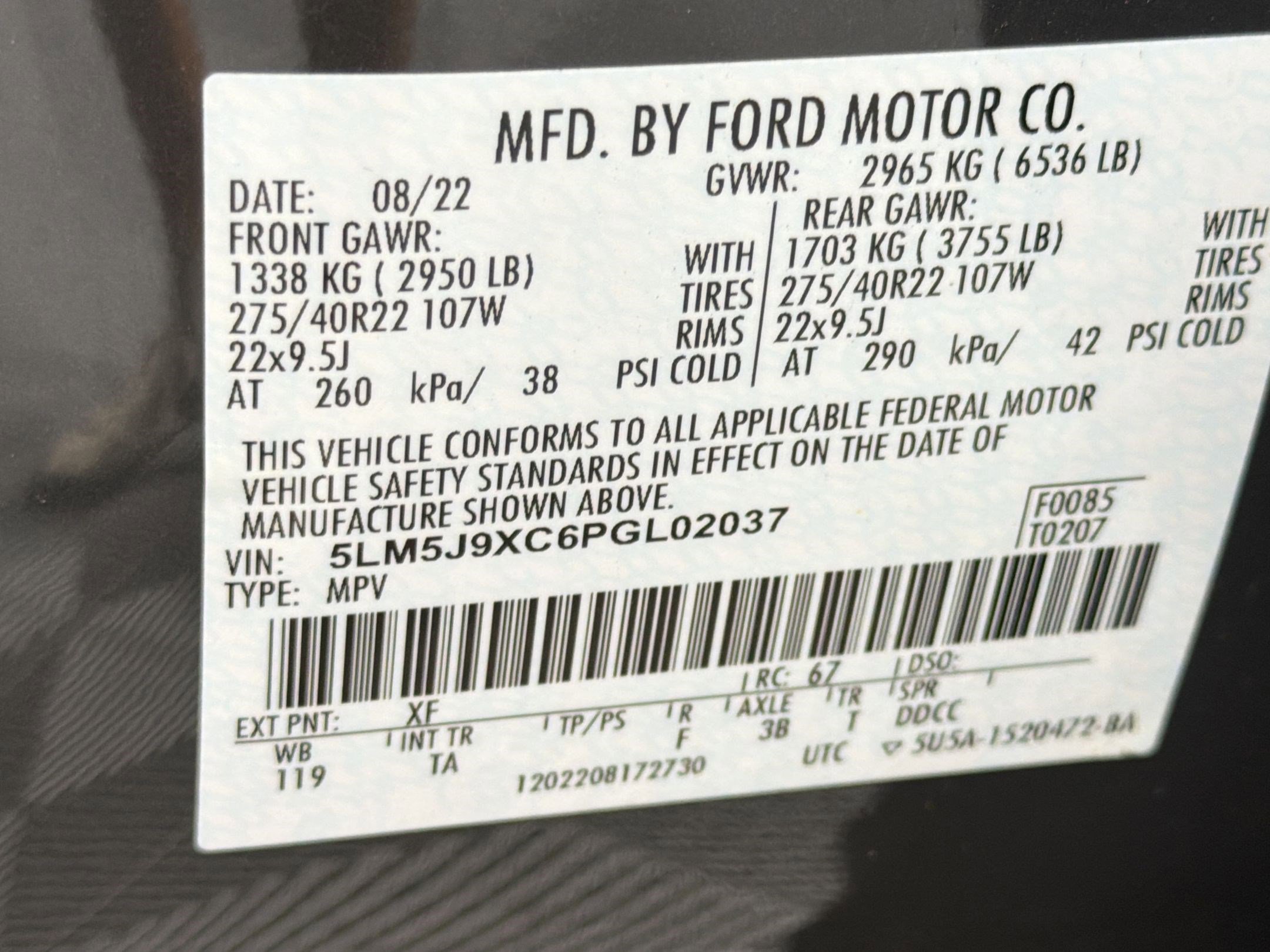 Used 2023 Lincoln Aviator Black Label AWD/4WD image 30
