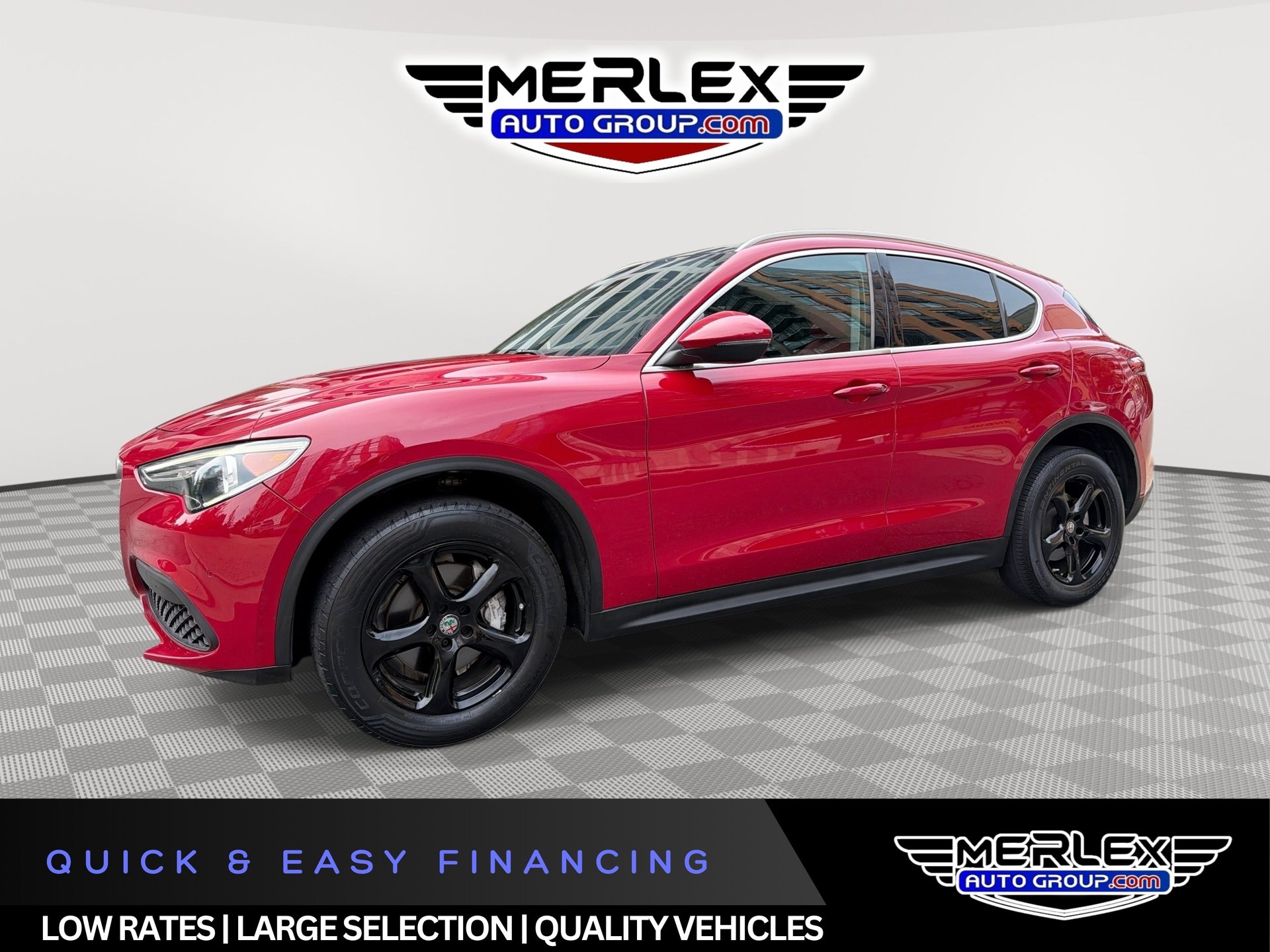Used 2021 Alfa Romeo Stelvio Sprint w/ Sun & Sound Package RWD image 1