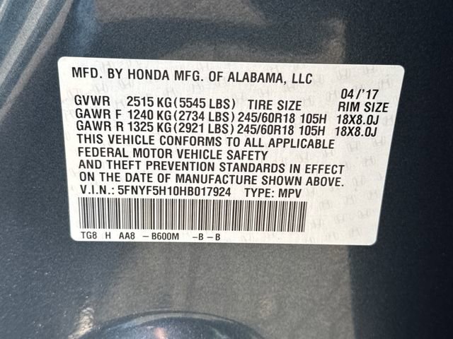 Used 2017 Honda Pilot LX image 21