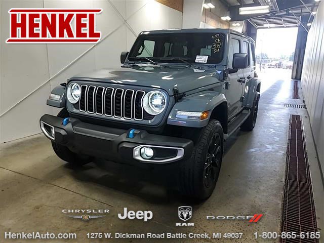 Used 2024 Jeep Wrangler Unlimited Sahara w/ Technology Group AWD/4WD image 1