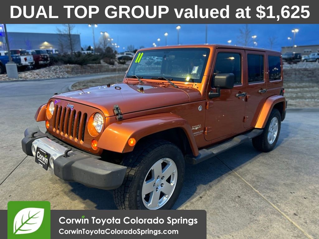 Used 2011 Jeep Wrangler Unlimited Sahara w/ Dual Top Group image 5
