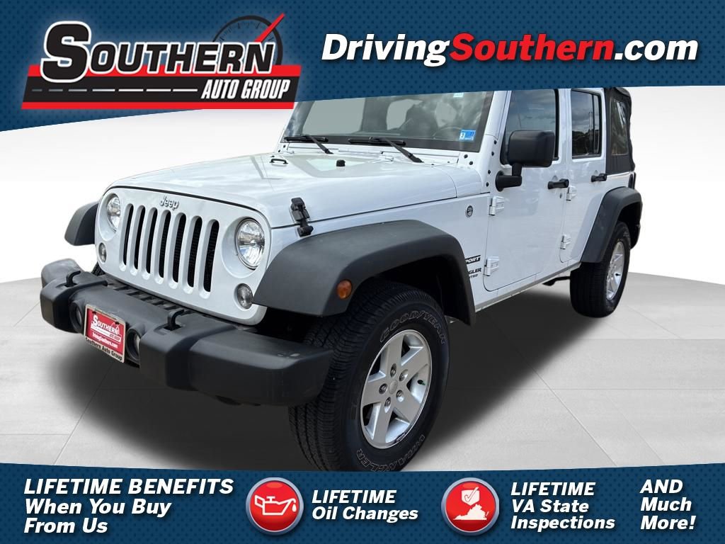 Used 2016 Jeep Wrangler Unlimited Sport w/ Quick Order Package 24S