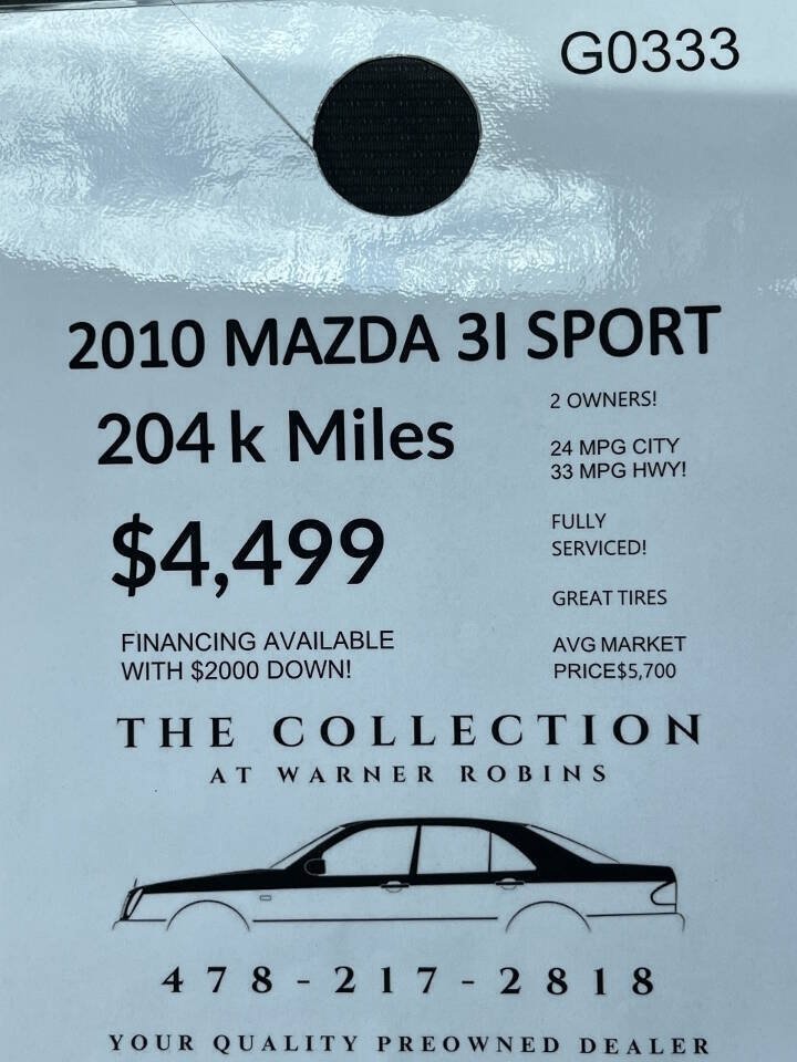 Used 2010 MAZDA MAZDA3 i Touring FWD image 2