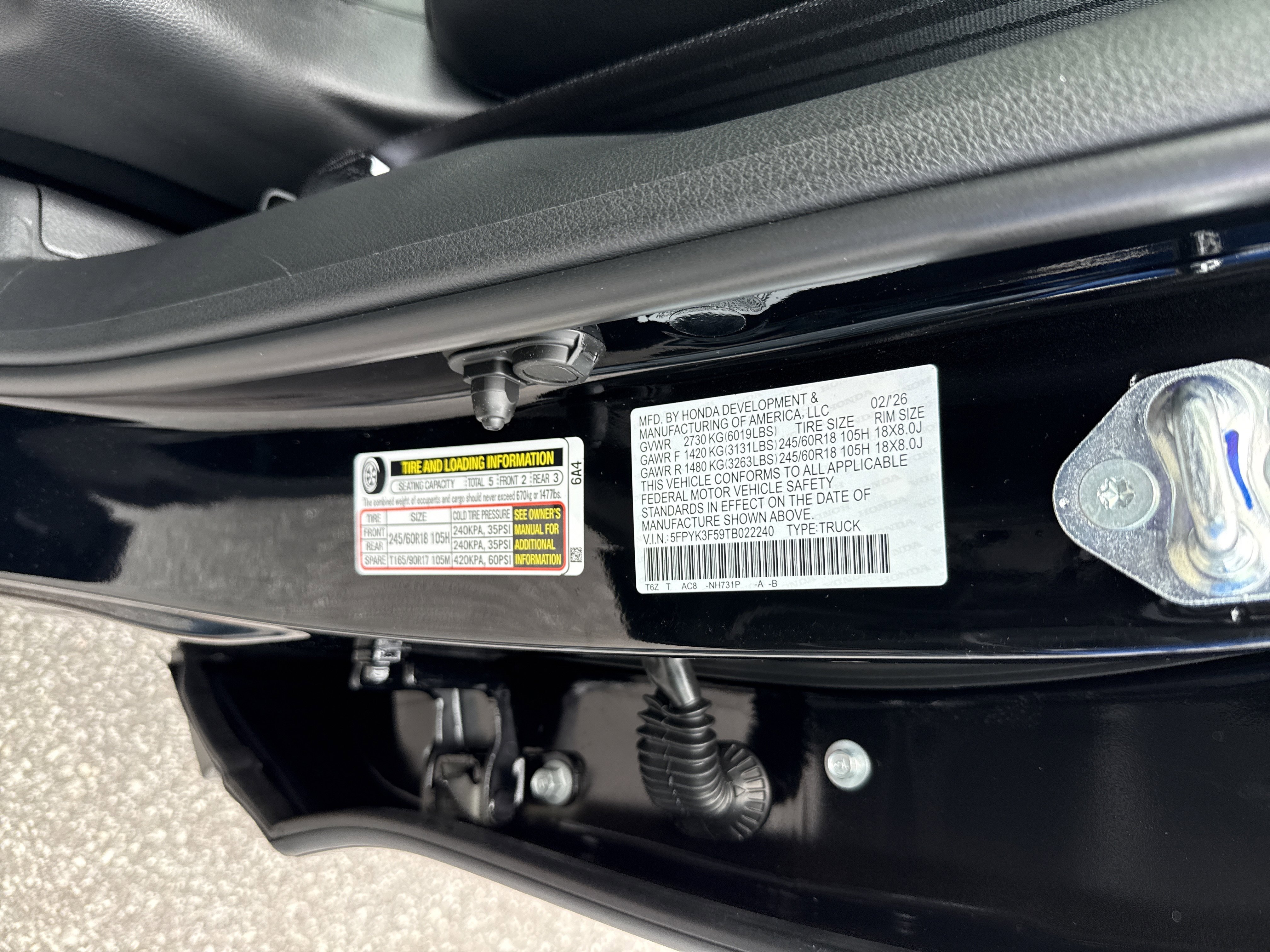 New 2026 Honda Ridgeline RTL image 33