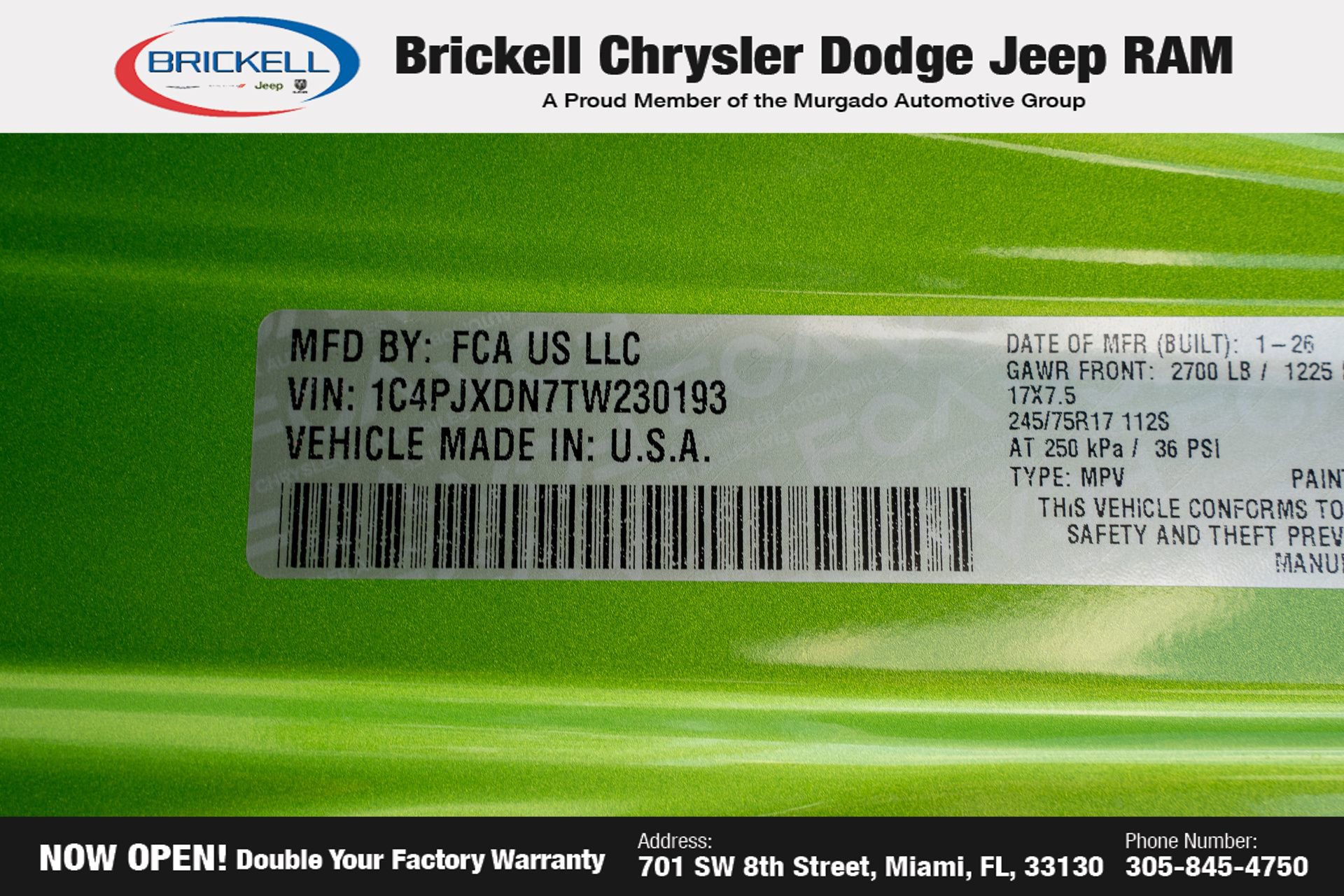 New 2026 Jeep Wrangler Sport image 36