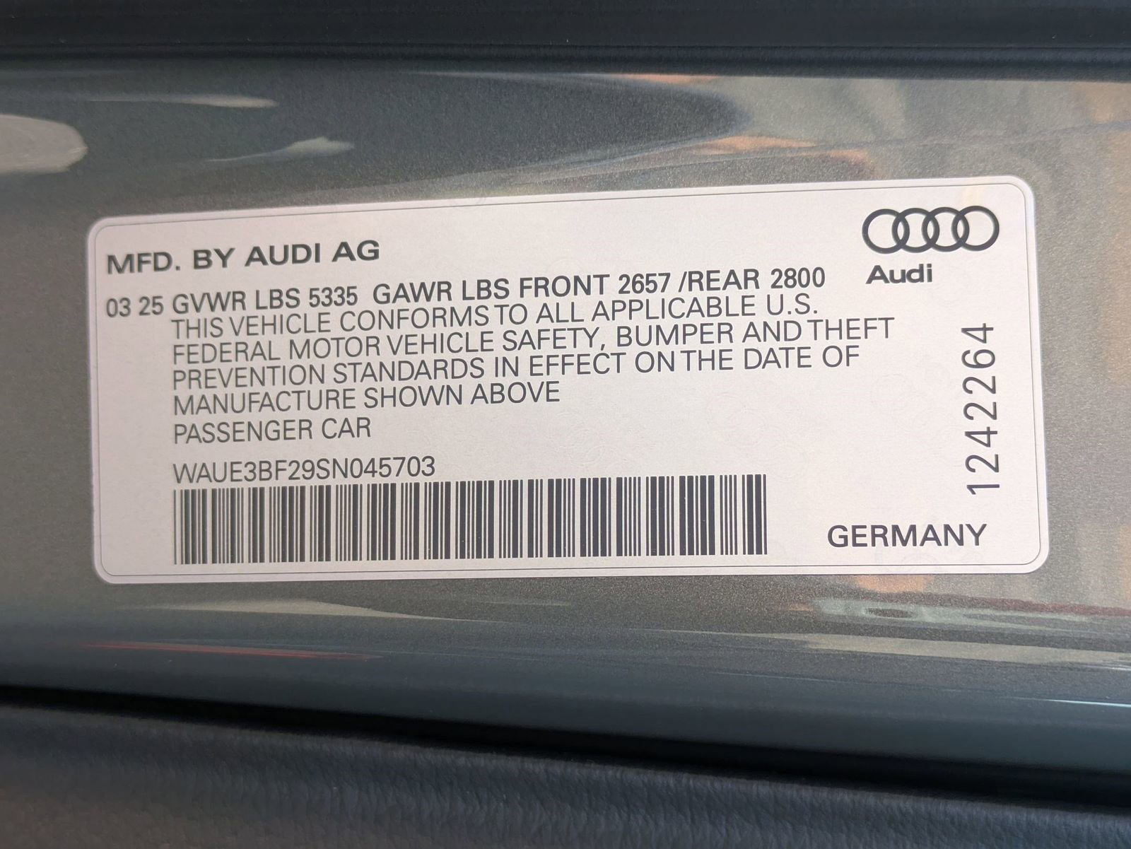 New 2025 Audi A6 Premium Plus image 17