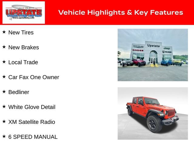 Used 2020 Jeep Gladiator Rubicon w/ Trailer Tow Package AWD/4WD image 6