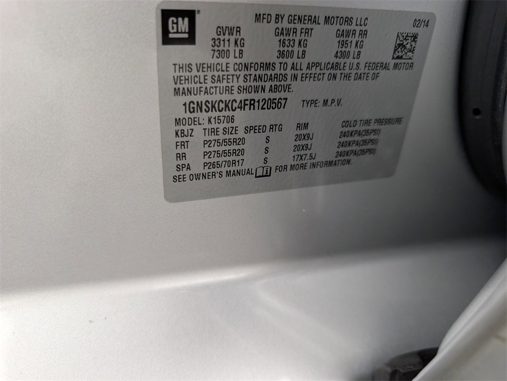 Used 2015 Chevrolet Tahoe LTZ image 64