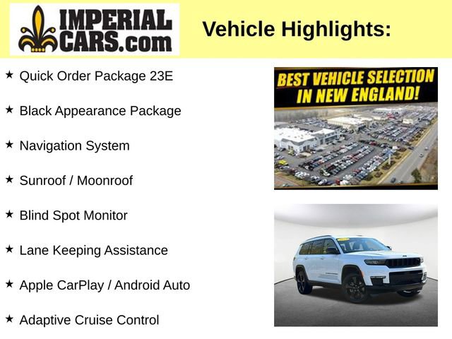 Used 2024 Jeep Grand Cherokee L Limited w/ Black Appearance Package AWD/4WD image 7
