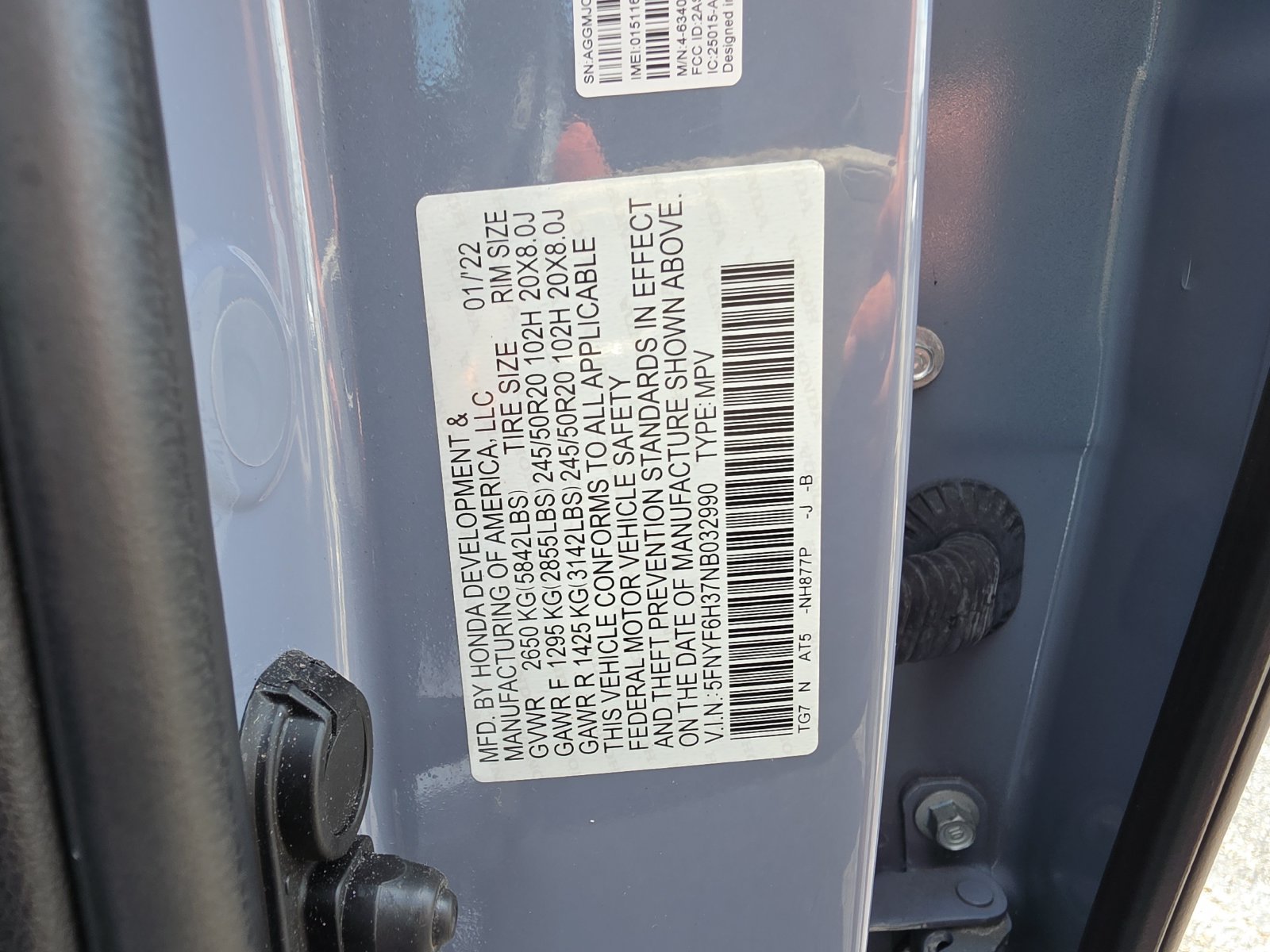 Used 2022 Honda Pilot Sport image 30