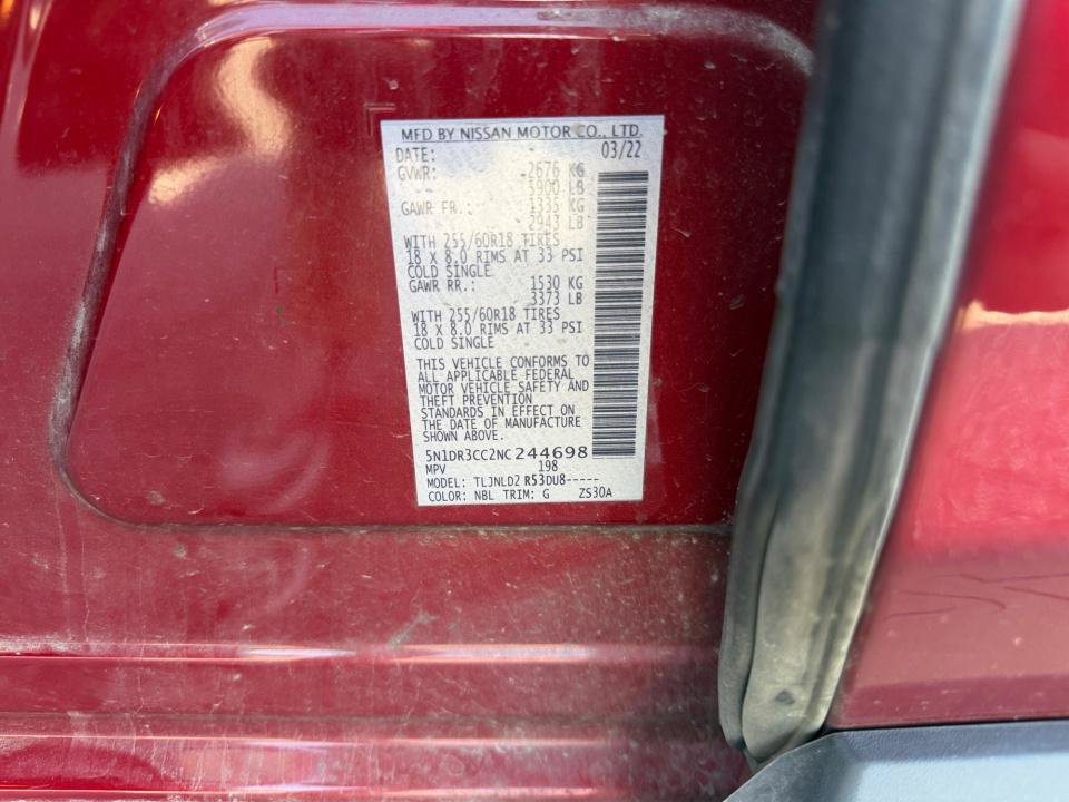 Used 2022 Nissan Pathfinder SL AWD/4WD image 35