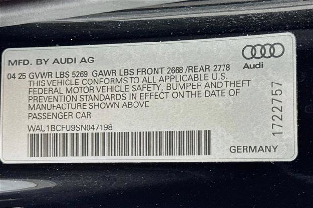 Used 2025 Audi A5 2.0T Premium w/ Convenience Package AWD/4WD image 28