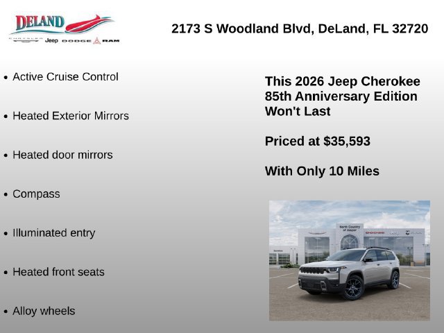 New 2026 Jeep Cherokee Limited AWD/4WD image 15