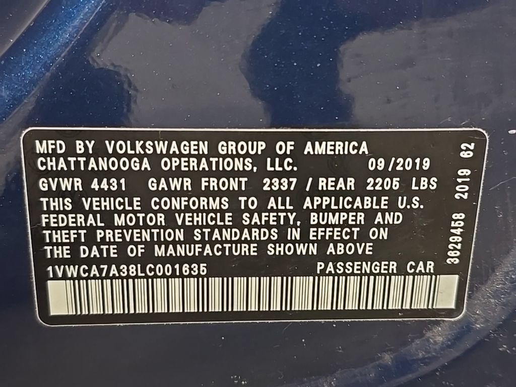 Used 2020 Volkswagen Passat 2.0T SEL FWD image 15